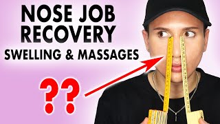 Nose Job Recovery Swelling amp Massages MUST WATCH [upl. by Keenan572]