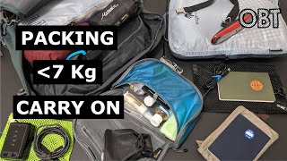 How To Pack Under 7kg Carry On [upl. by Notneb791]