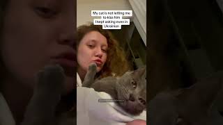 No kissing🫣🙀cat cats catlover catvideos catshorts [upl. by Aisyle93]