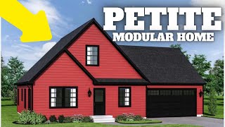 SMALLER 2 STORY modular home with LOTS of OPPORTUNITY Prefab House Tour [upl. by Frederich]