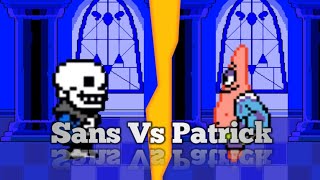 Sans VS Patrick Spongetale  Animation Part 2 [upl. by Berni308]