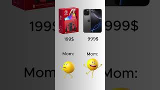 Mom mentality meme Switch vs Iphone 16 Pro max emoji mommentality memes [upl. by Naivat]