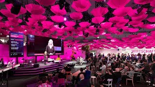 KINETIC LIGHTS  moving umbrellas for TELEKOM at CeBit [upl. by Atsira]