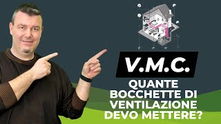 VENTILAZIONE MECCANICA CONTROLLATA  quante BOCCHETTE DI VENTILAZIONE devo mettere [upl. by Edieh]