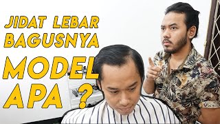 MODEL RAMBUT BUAT JIDAT LEBAR [upl. by Aicatsan]