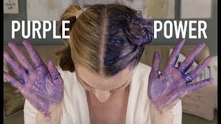 PURPLE SHAMPOO Brassy Hair BEFORE amp AFTER  skip2mylou [upl. by Clarke780]