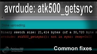 avrdude stk500getsync not in sync error messages  common fixes [upl. by Irap759]