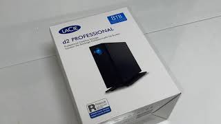 Lacie d2 Professional 8TB Review 開箱 [upl. by Natsuj162]