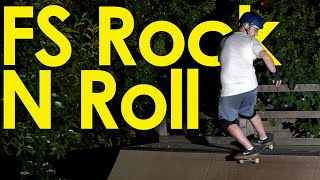 Learning FS Rock N Roll  Backyard Trick Battles [upl. by Shulins600]