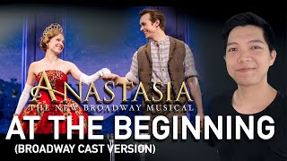 At The Beginning Dmitry Part Only  Karaoke  Anastasia The Musical [upl. by Eiramac]