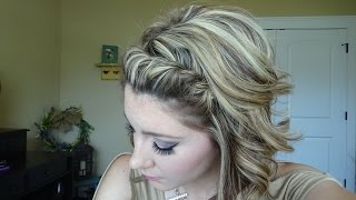 EASY 2 strand braid that ANYONE can do [upl. by Gutow]