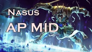 Nasus AP MID  Rompiendo el meta  League Of Legends [upl. by Garlinda608]