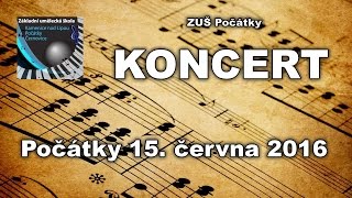 Koncert ZUŠ Počátky [upl. by Irahcaz]