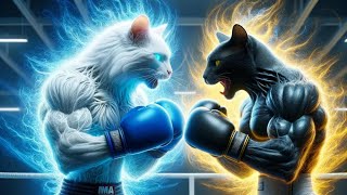 Fighting For Friend  Revenge💪 cat cutecat aicat 🐈VS🐈 [upl. by Tsenrae447]