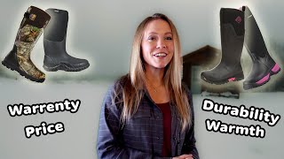 Winter Boots REVIEW 2022 Muck VS Hisea Vs Bogs Vs Lacrosse  Real Farm Life Testing [upl. by Odille203]