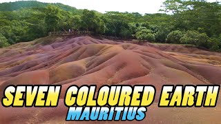 Chamarel Seven coloured Earths  Mauritius 4k [upl. by Dearden282]