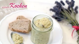 Auberginen Dip als Brotaufstrich selber machen  einfachKochen [upl. by Isia591]