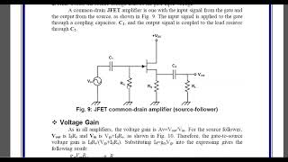 JFET Amplifiers CS and CD [upl. by Esther]