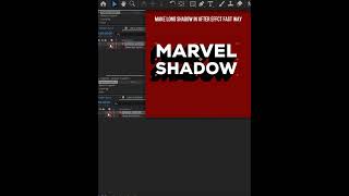 Make Long Shadow in After Effect Fast Way aftereffects vfx videoediting coreldraw [upl. by Emalia]