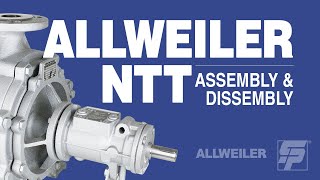 Allweiler NTT Thermal Pump Assembly and Disassembly Instructional Video [upl. by Eleira]