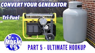 TriFuel Generator Conversion  Part 5  The Ultimate Hookup  FULL LENGTH VERSION [upl. by Rame]