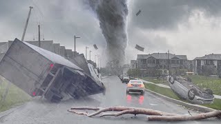 Florida Today Tornadoes strike in Florida as Hurricane Milton approaches [upl. by Nuarb]