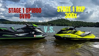 GP1800R SVHO STAGE 1 VS RXP 300X STAGE 1 [upl. by Notselrahc]