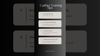 Top 4 Cashier Training Tips for Beginner  Secrets Every Cashier Must Know Cashiertips cashier [upl. by Atnauqal]