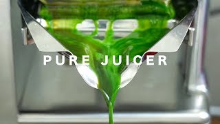 PURE JUICER  HYDRAULIC COLD PRESS JUICER [upl. by Sihon]