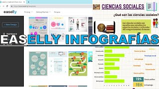 EASELLY EL MEJOR PROGRAMA PARA INFOGRAFIAS gratis [upl. by Atiz]