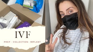 IVF  Our journey part 1  IVF prep egg collection and implantation [upl. by Losiram559]