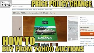 How to buy car stuff from Yahoo Auctions Japan Price policy change [upl. by Arahk725]