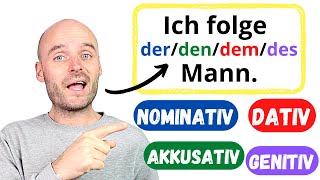 Nominativ Akkusativ Dativ Genitiv  ALLES in einem Video  Live Deutsch lernen [upl. by Prior]