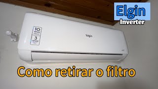 Como retirar o filtro do ar Elgin inverter [upl. by Neral826]