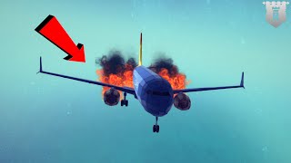 Real Airplane Disasters and Crashes 5  Besiege [upl. by Nnyleahs107]