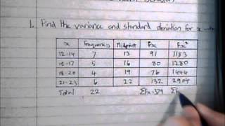 Variance and Standard Deviation [upl. by Domingo]