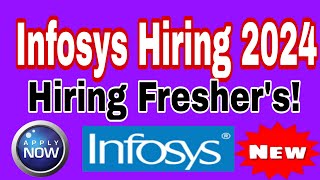 Infosys Off Campus Drive 2024  Hiring for Freshers as Process Executive [upl. by Gordon]