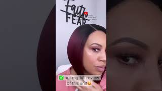 Outre Myranda Red Velvet Synthetic HD Lace Front Bob🔥 [upl. by Nelak]