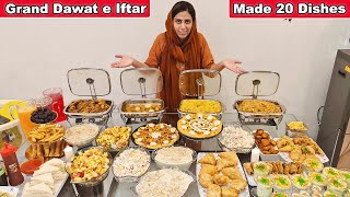 Sasural amp Maika Ki Special Dawat e Iftar Buffet l Made 20 Plus Dishes l Dawat Preperation Ideas [upl. by Plossl]