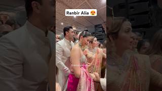 Ranbir Alia at Ambani Wedding ranbirkapoor aliabhatt ranbiralia [upl. by Henson524]