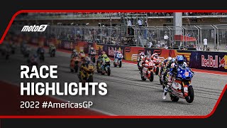 Moto2™ Race Highlights  2022 AmericasGP [upl. by Fabien481]