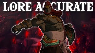 Lore Accurate Ganondorf TotK Final Battle [upl. by Skipton775]