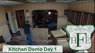 HFE ep 3  Kitchen Demo Day 1 [upl. by Horbal]