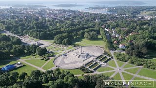 Norway Oslo Frogner Park Vigelelandspark Vigeland Sculpture Park [upl. by Lorre]