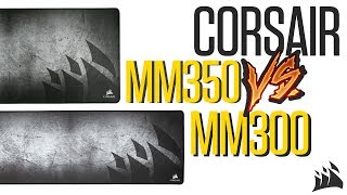 Corsair MM350 vs MM300  Extended Mouse Pad Comparison [upl. by Arlee]