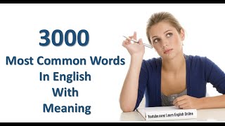 3000 Most Common English Words 29 with Picture amp Pronunciation amp Story [upl. by Eserahc]