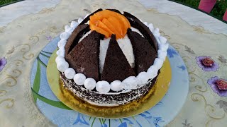 طورطة موس شكولاطة بيضاء و الخوخ tarte mousse chocolat blanc et Pêches [upl. by Foster933]