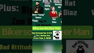 Bikerson the Beer Man LIVE at the Bad Attitude Bar amp Grill bikesandbeers comedy [upl. by Busey]