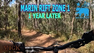 MARIN RIFT ZONE 1  2023  2024  Daisy Hill MTB Trails [upl. by Aicilec984]