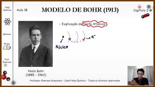 AULA 18  MODELO DE BOHR E DISTRIBUIÇÃO ELETRÔNICA  HELP QUÍMICA [upl. by Metabel371]